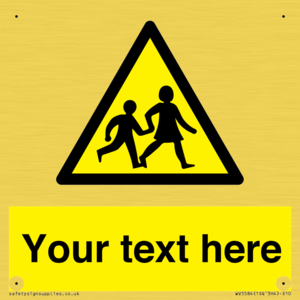 Custom Warning children Sign